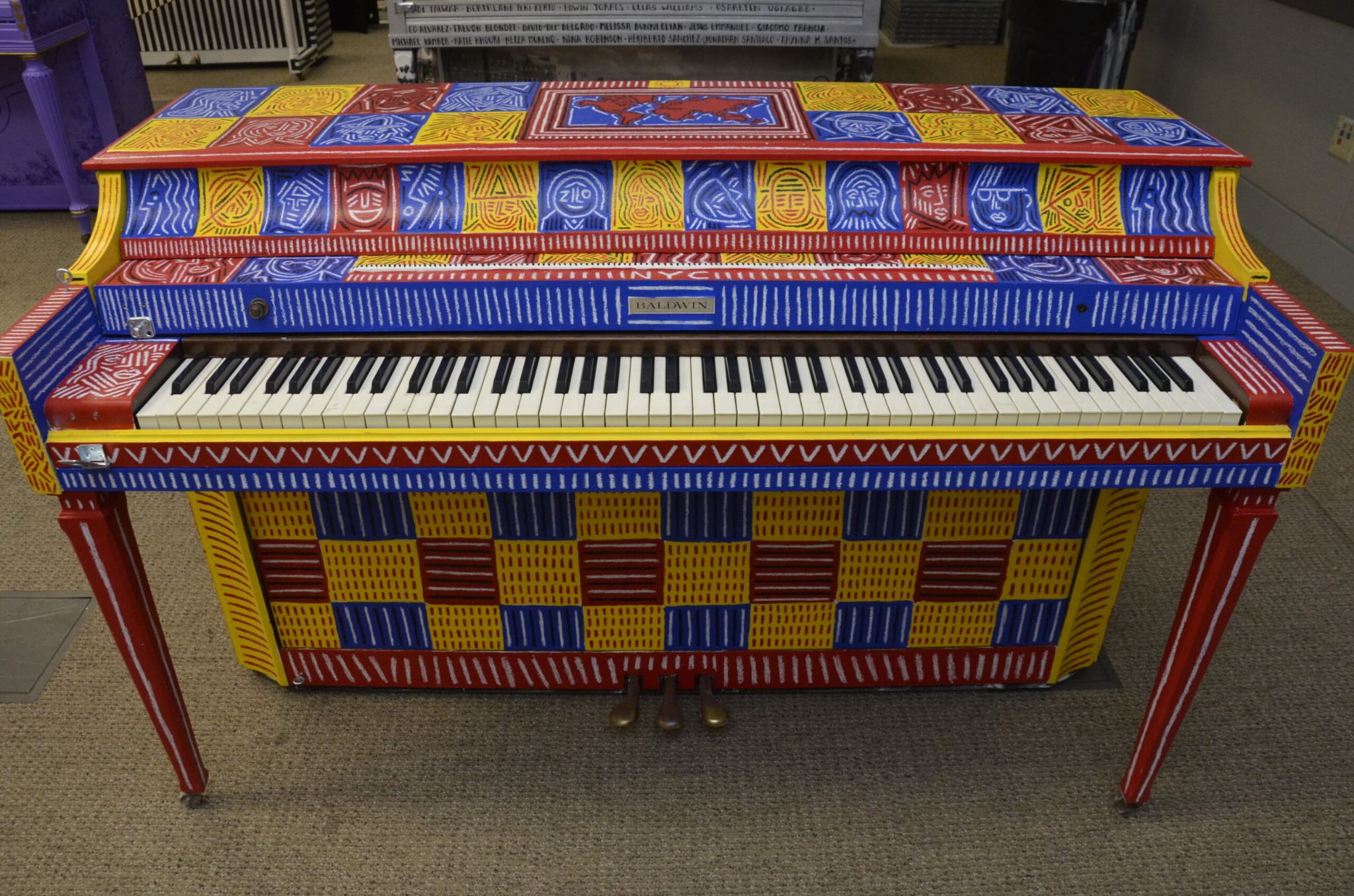 Painted piano 2