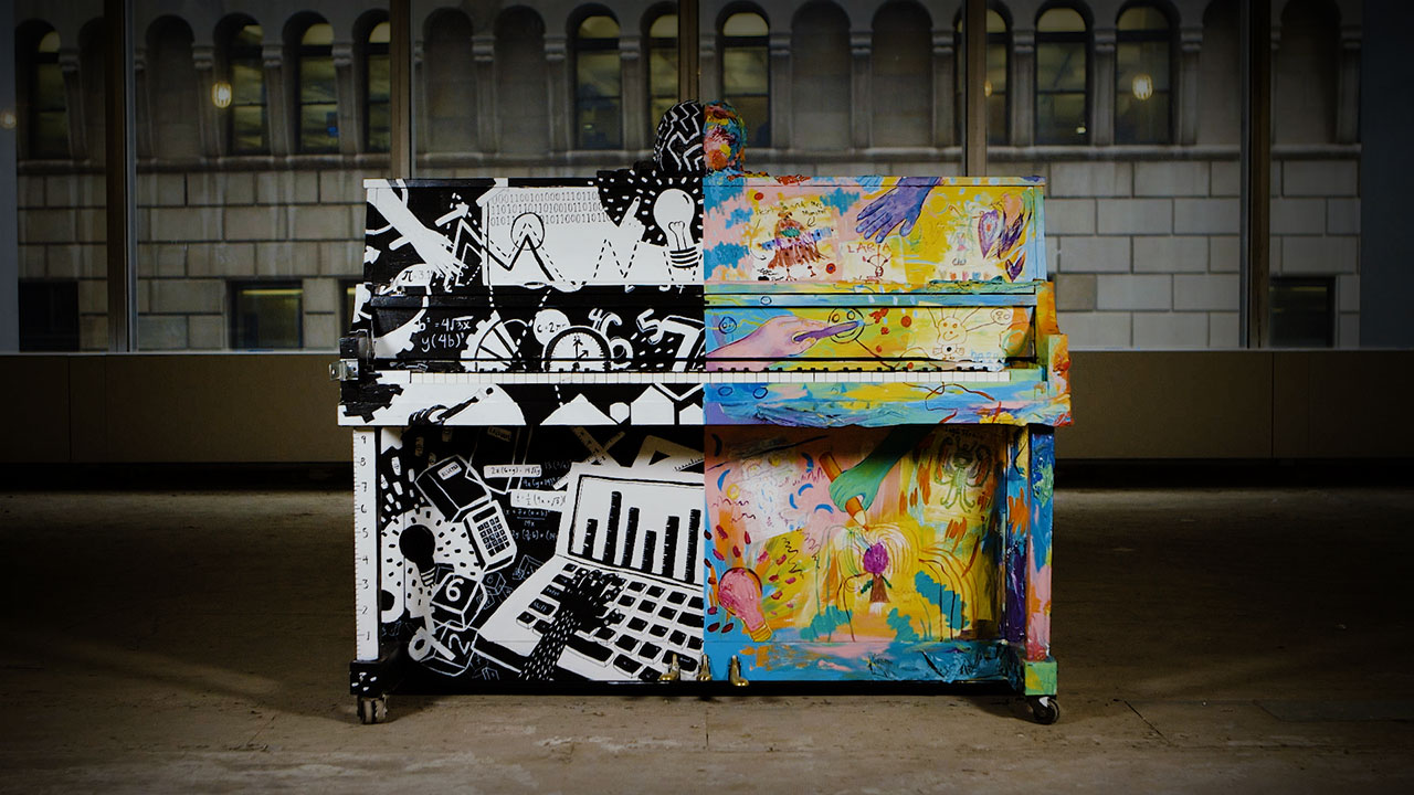 Artist-transformed piano by Lexy Ho-Tai